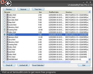 undelete-file-recovery-3 Recover Deleted files from hard disks, USB flash drives,SD cards