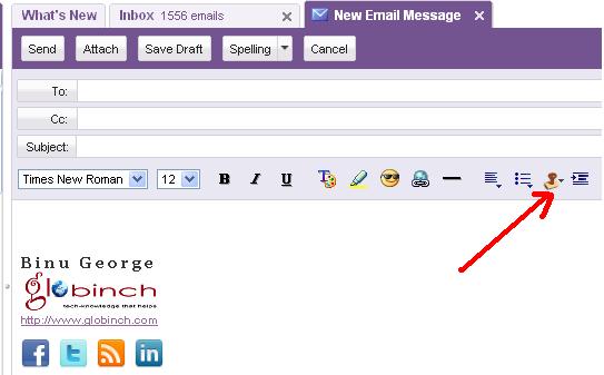 insert clipart into yahoo mail - photo #7
