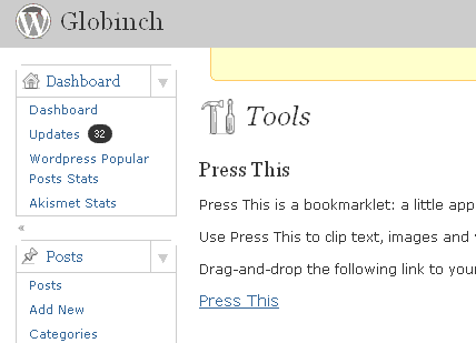 press-this-wordpress-bookmarklet