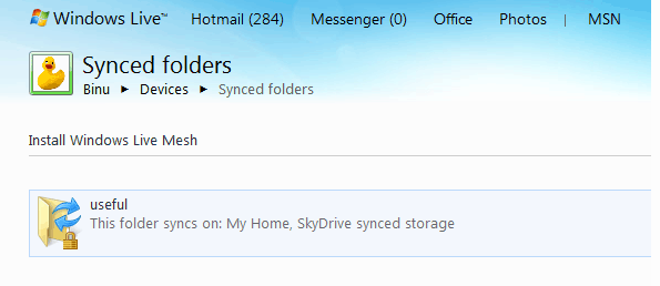 Windows-Live-Mesh-Sync-Folder-devices