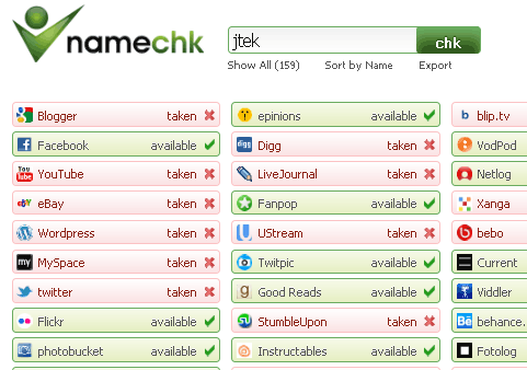 namechk-username-availability