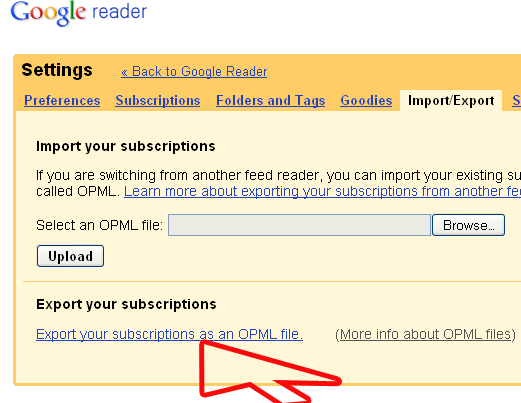 export-Google-Reader-subscriptions