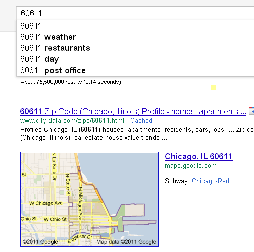 google-search--zip-code-and location