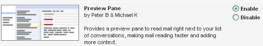 gmail-preview-pane lab feature