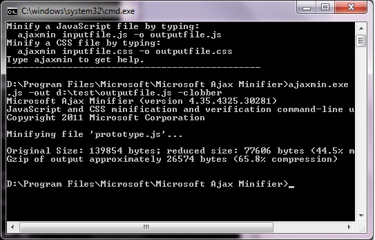 Microsoft Ajax Minifier