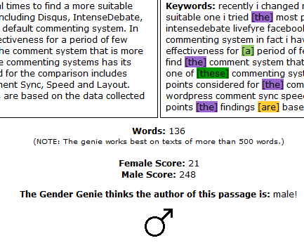 Gender-of-Author-Gender-Genie