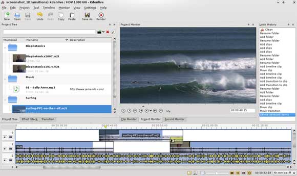 Kdenlive free video editing software 