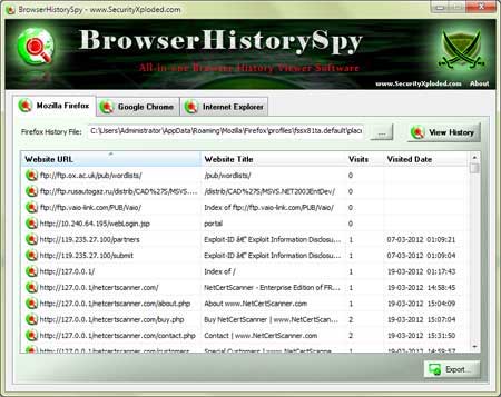 Browser-History-tool