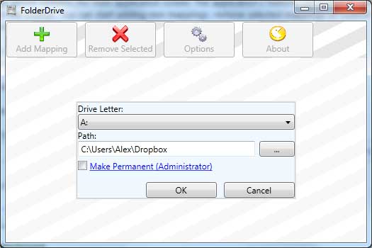 Folderdrive-folder-as-drive