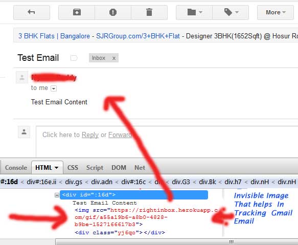 Track gmail email : gmail-email-tracking