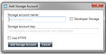 Windows Azure Storage Explorer