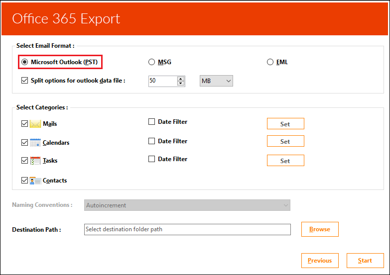  backup office 365 data to PST