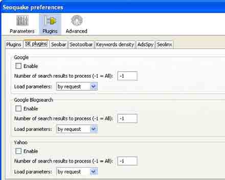 SEOQuak Search engine preference
