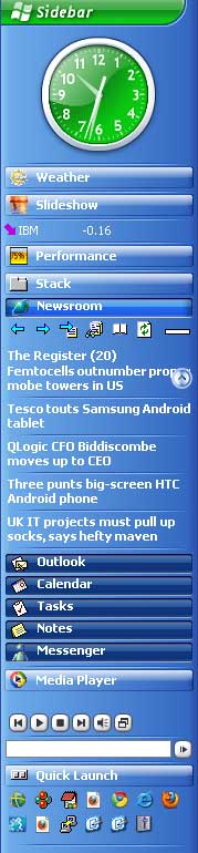 Desktop-Sidebar-for-Windows XP