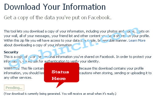 Download-Facbook-data