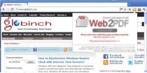 Web-Page-to-PDF-Google-Chrome extension