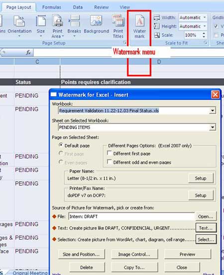 Add-watermark-to-MS-excel-sheet