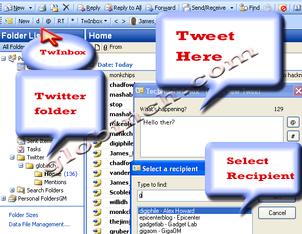 TwInbox-tweet-from-Outlook-add-in