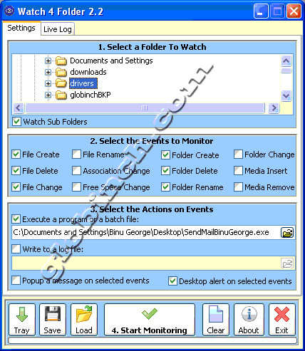 windows folder monitor-share folder monitor
