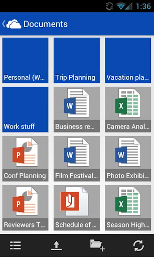 SkyDrive for Android